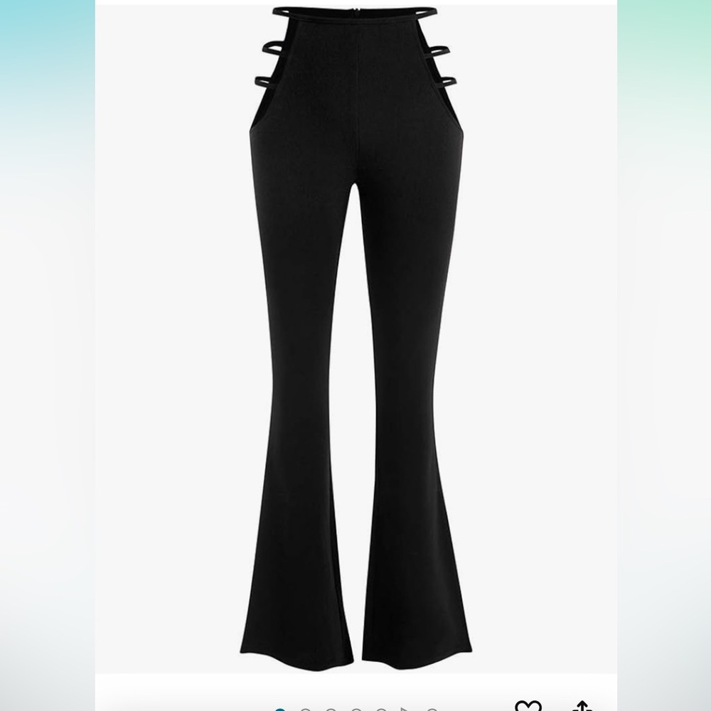 ZAFUL Women's High Waist Cut Out Pants